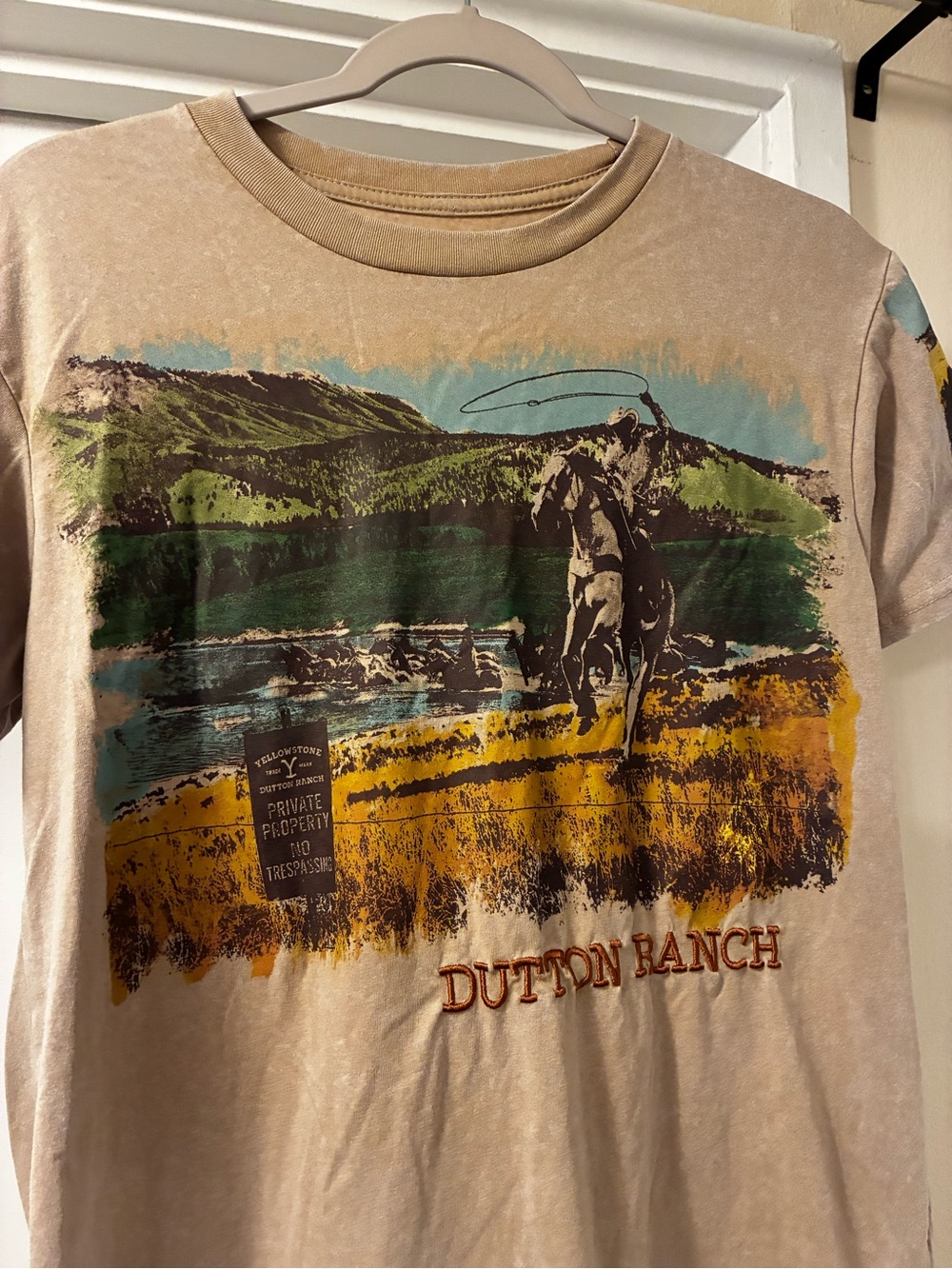 Graphic Tee Yellowstone National Park Dutton Ranch Cowboy